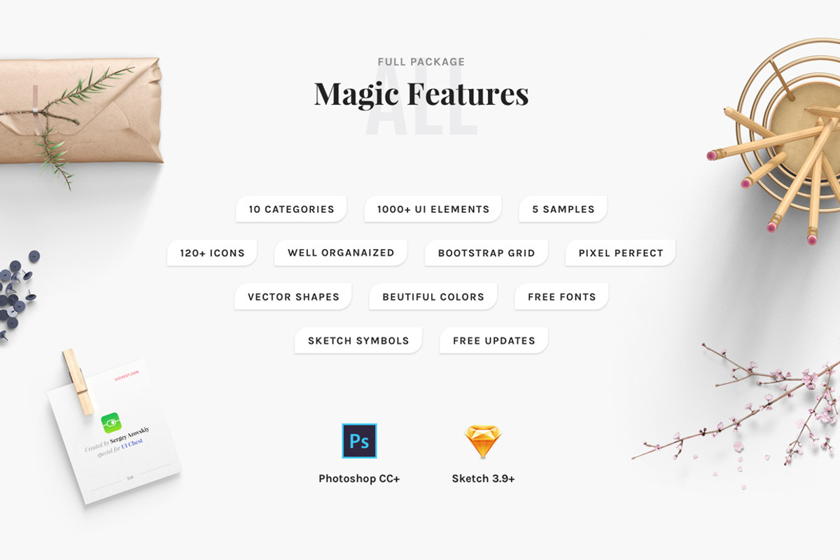Magic Stone UI Kit, an UI Kit Template by UI Chest (Photo 17 of 18)