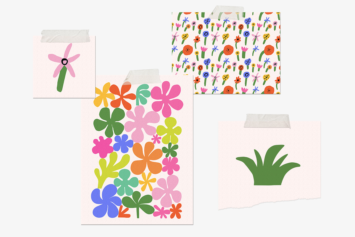 FLOWER MARKET 3 Graphics Bundle, a Pattern Graphic by Katerina Osa (Photo 6 of 23)