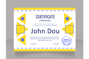 Company Certificate Design Template