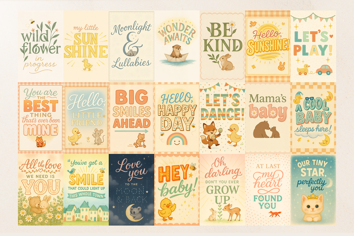 105 Nursery Prints | Kids Wall Art, a Decorative Illustration by Matisse Studio (Photo 9 of 10)