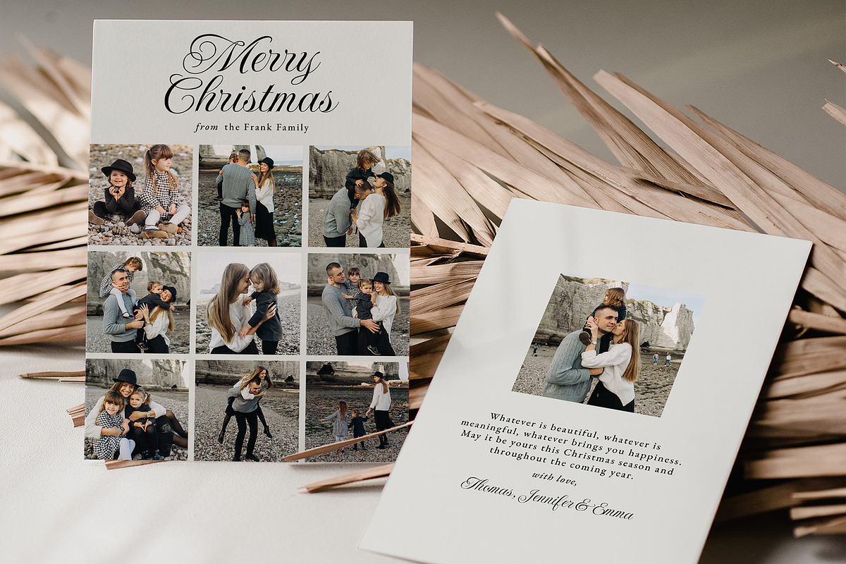 Christmas Card Template CC204, a Card Template by Always Templates (Photo 1 of 3)