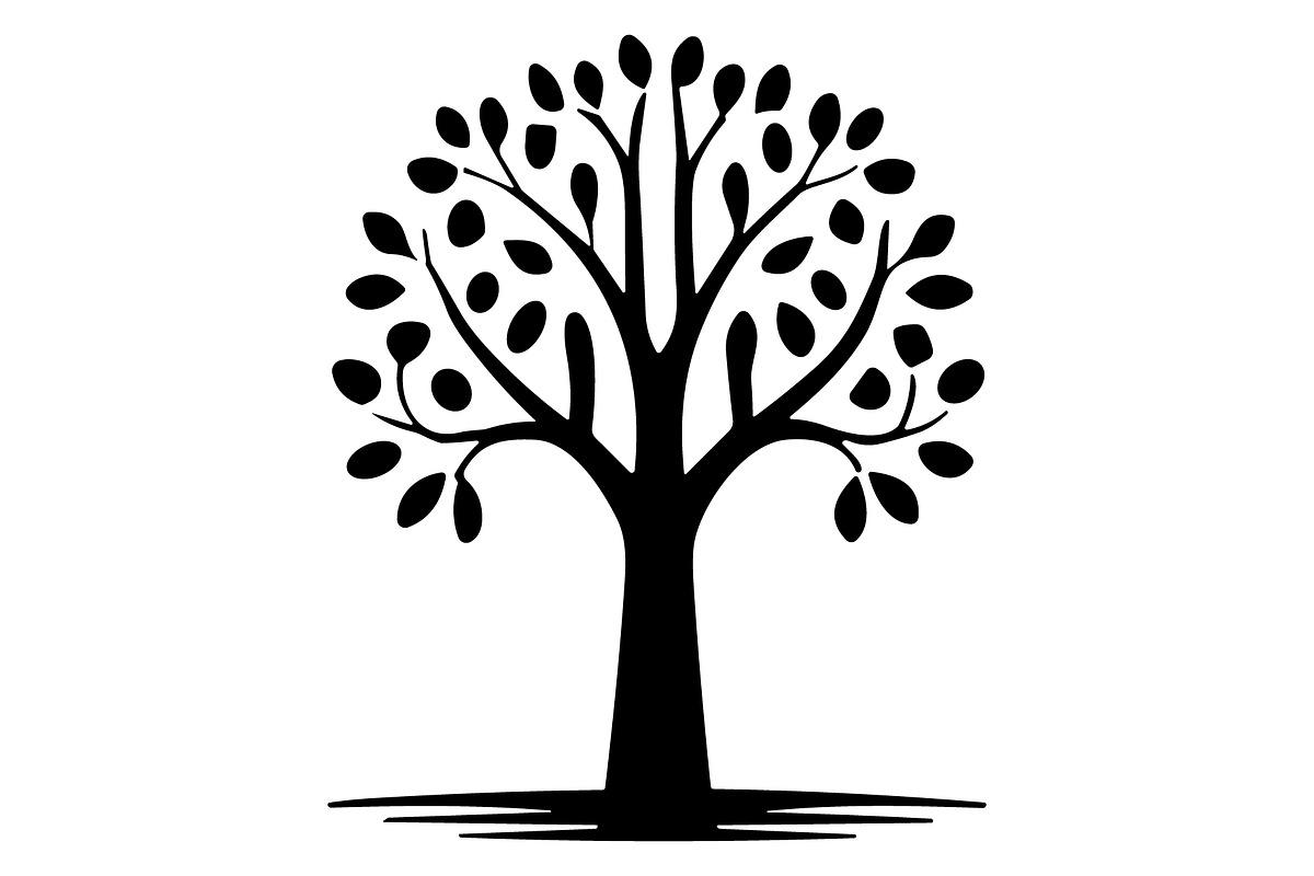 Versatile Tree Vector Silhouettes, an Illustration by hafijul (Photo 3 of 7)