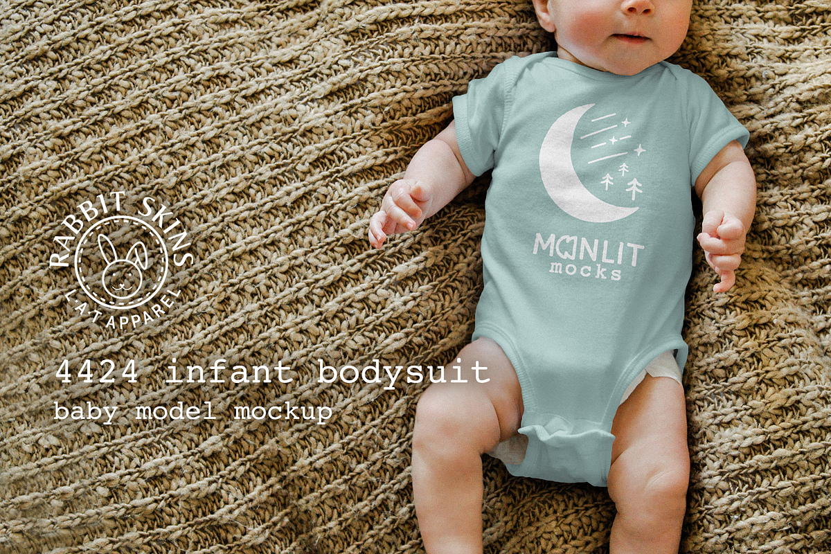 Baby Bodysuit Mockup, a Shirt Mockup by Moonlit Mocks (Photo 1 of 6)