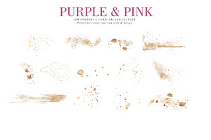 Purple And Pink Stroke Texture