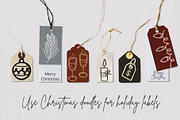 Christmas set of doodles, a Decorative Illustration by SmartDesign (Thumbnail 5 of 5)