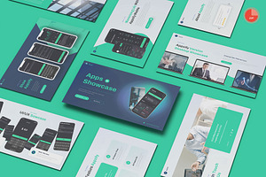 Appzify - App Portfolio Powerpoint, a Presentation Template by Pixslides