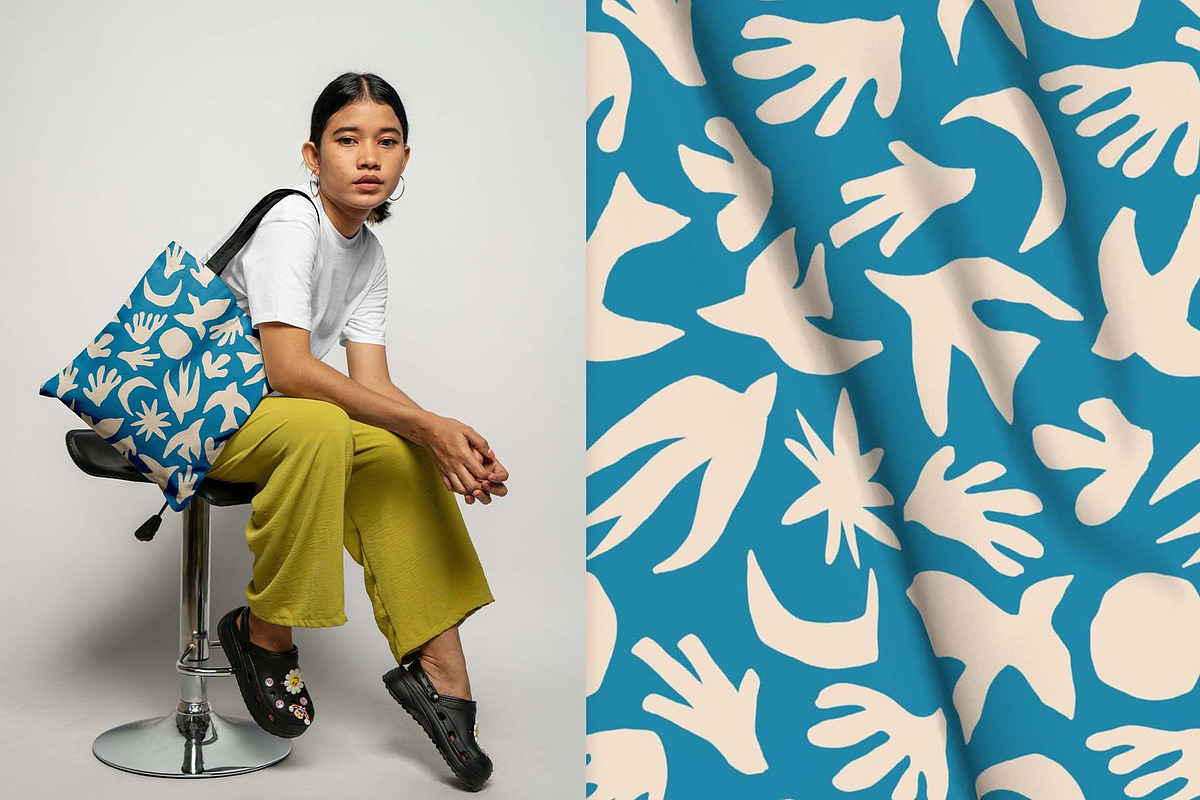 Matisse Style Patterns & Poster, a Pattern Graphic by Irina Ostapenko (Photo 3 of 5)