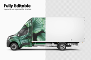 Box Truck Mockup 1, a Cups & Container Mockup by Mockupix (Thumbnail 3 of 12)