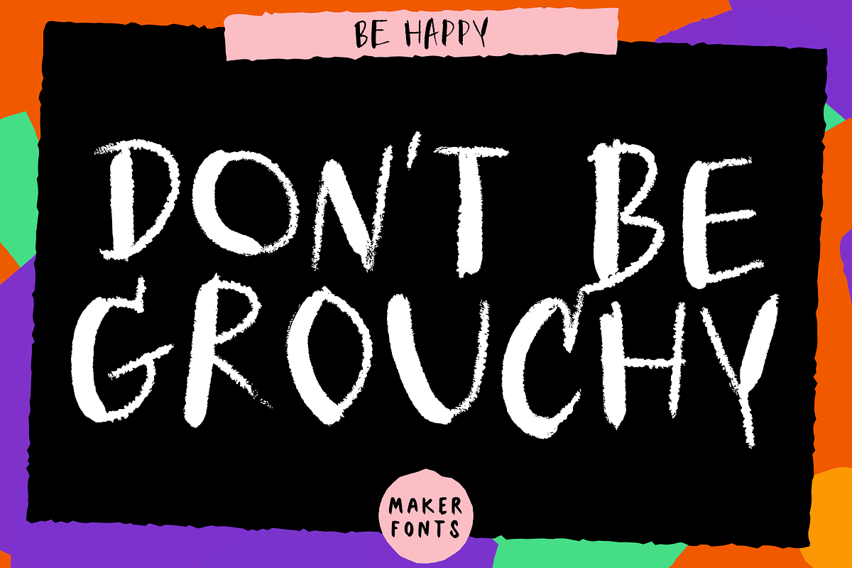 Grouchy Marks Handmade Font, a Handwritten Font by Maker Fonts (Photo 12 of 13)