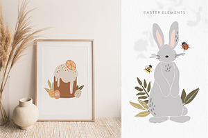 Easter Boho Clipart