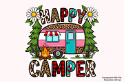 Happy Camper PNG, a Graphic by Clipart Bloom (Thumbnail 1 of 3)