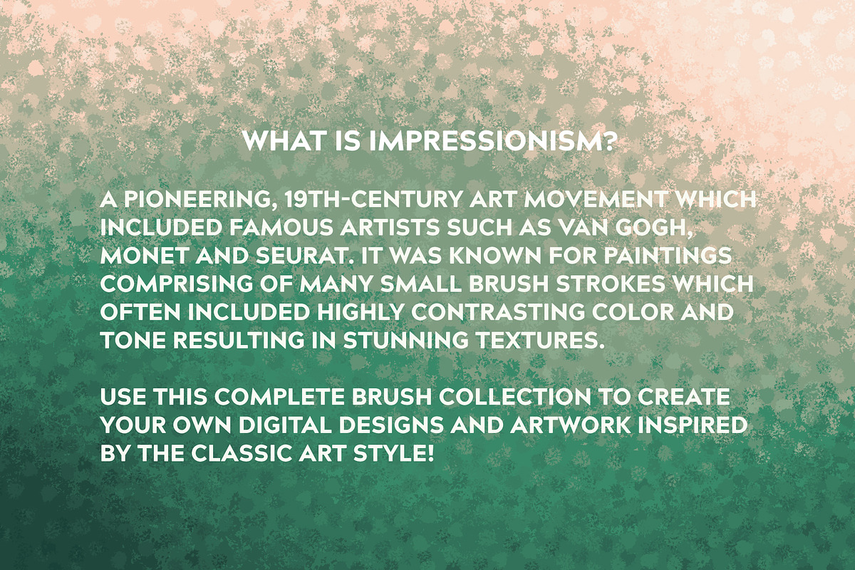 Incredible Impressionism | Brushes, a Brush Add-On by The Artifex Forge (Photo 2 of 10)