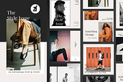 The style issue social media graphic, a Social Media Template by Chanut is industries (Thumbnail 1 of 8)