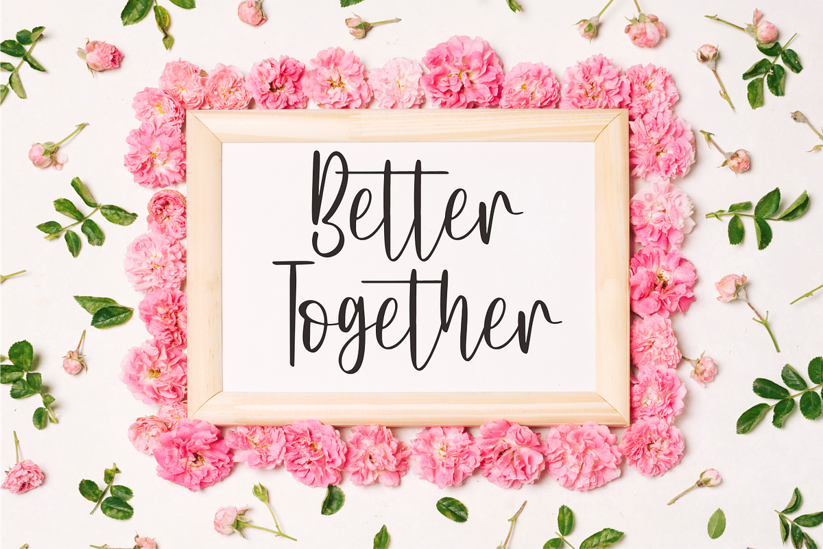 Bellataria | Script Handwritten Font, a Script Font by Forberas Club (Photo 4 of 8)