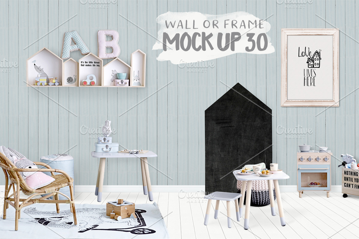 30 for $30 Kids Room MockUps + BONUS, a Product Mockup by Whimsicality (Photo 40 of 43)