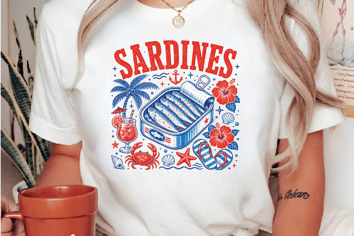 Retro Coastal Sublimation Design, a Seasonal Illustration by DreamPrint404 (Photo 5 of 6)