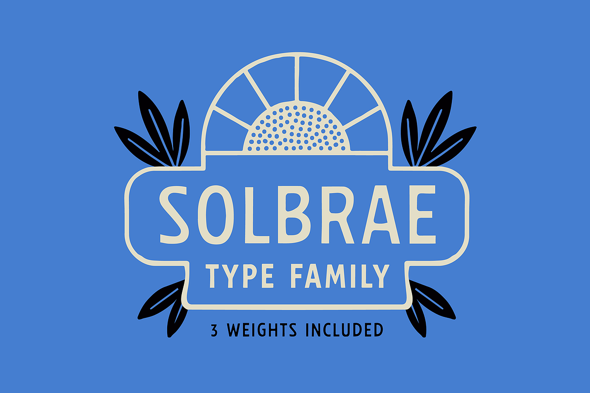 Solbrae - a hand drawn type family, a Font by Press & Pen (Photo 1 of 8)