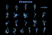 Bundle: 21 Smoke Images JPG, a Decorative Illustration by xresch (Thumbnail 2 of 6)