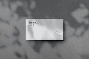 3,5x2 Inch Business Card Mockups