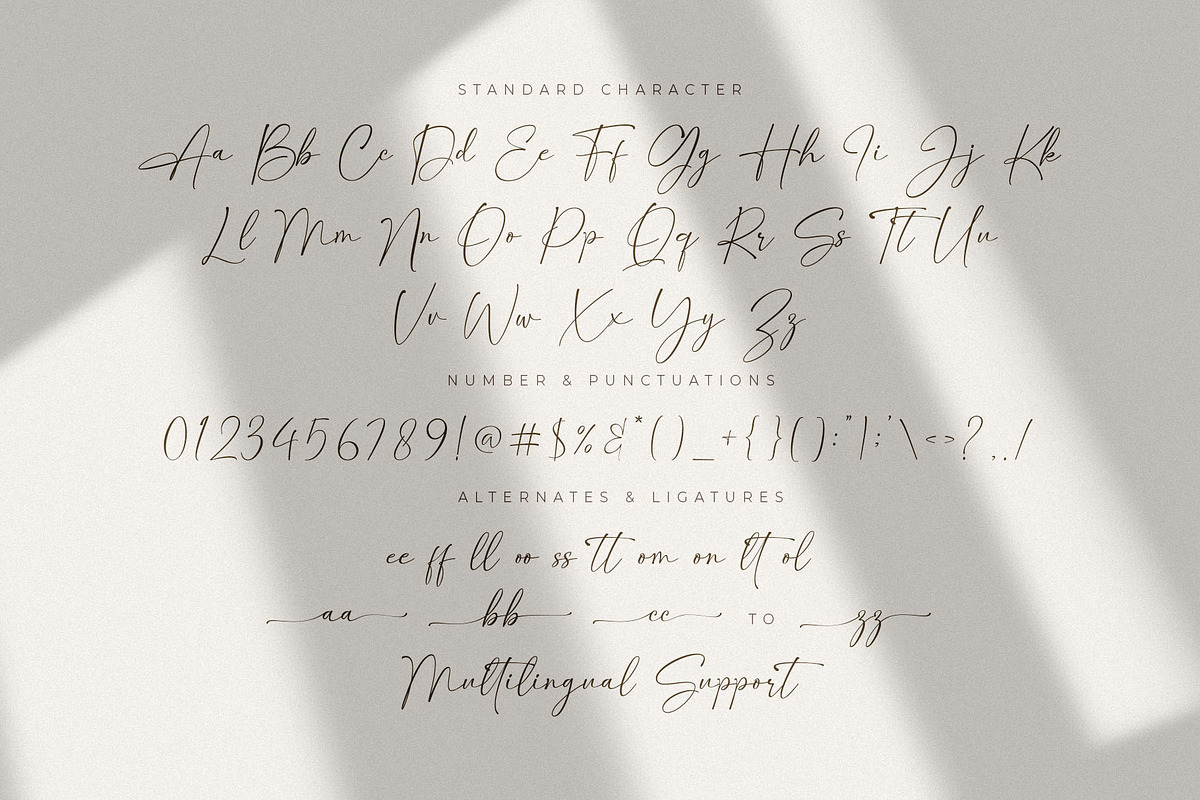 Historina - Elegant Font, a Script Font by MJB Letters (Photo 9 of 9)