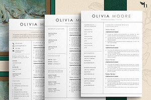 OLIVIA - RESUME TEMPLATE BONUSES