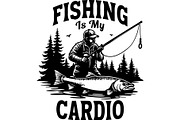 Funny Fishing T-Shirt Bundle, an Object Graphic by Designer_Momina (Thumbnail 6 of 11)