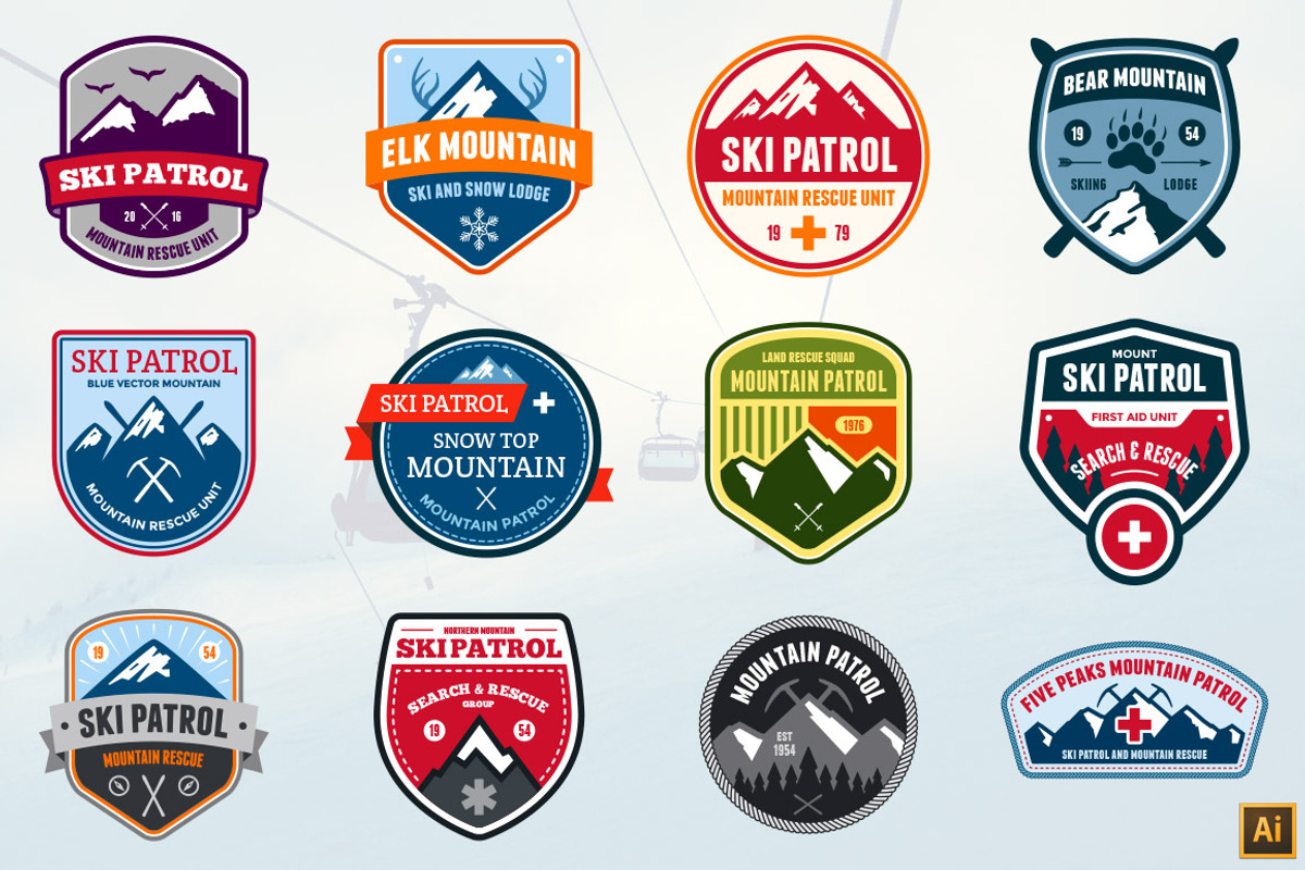 Ski Patrol Badges preview 2