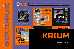 Krium Urban Instagram Template