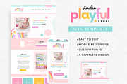 Playful Wix Website Template, a Wix Template by Design Pixie (Thumbnail 2 of 8)