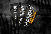 Factory Adventures Grunge Brush, a Blackletter Font by dansdesign (Thumbnail 7 of 12)