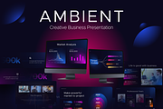 Ambient Creative PowerPoint Template, a Presentation Template by Brandearth RRGraph (Thumbnail 1 of 7)