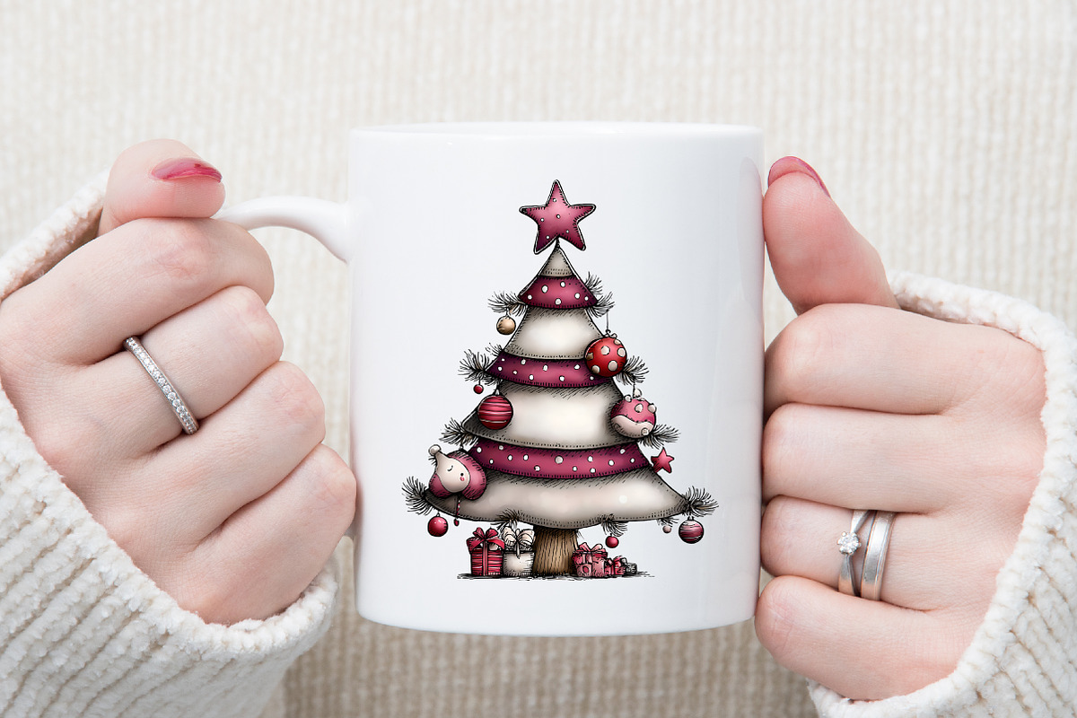 Cute Cartoon-Christmas Clipart Png, an Animal Illustration by Sublimation Artist (Photo 5 of 6)