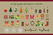 Christmas Ornaments Graphic Set, a Pattern Graphic by Drafts n Doodles (Thumbnail 2 of 6)