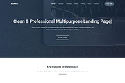 Adaric - Landing Page Template, a HTML Template by Pichforest Studio (Thumbnail 6 of 6)