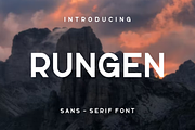Rungen, a Sans Serif Font by lelevien (Thumbnail 4 of 4)