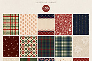 100 Elegant Christmas Backgrounds, a Background Graphic by PeDe Designs (Thumbnail 14 of 17)