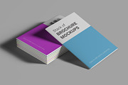 Stacked Brochure Mockup Kit 11 Views, a Books & Magazine Mockup by Illusiongraphic (Thumbnail 3 of 28)