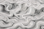 Black and white trippy wave patterns, a Pattern Graphic by Shahjahangdb1 (Thumbnail 7 of 7)