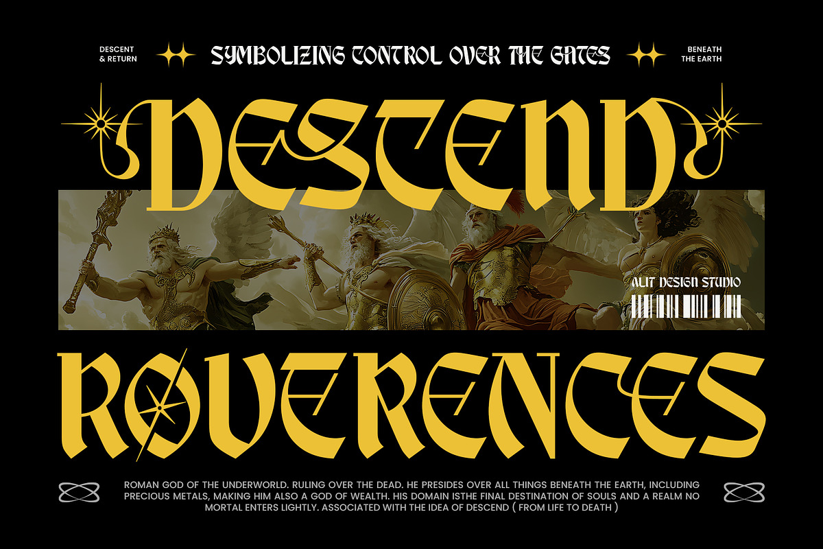 Break Roman Typeface, a Blackletter Font by alit design (Photo 5 of 17)