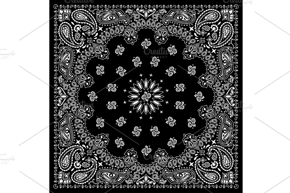 Bandana Black, an Illustration by Malchev