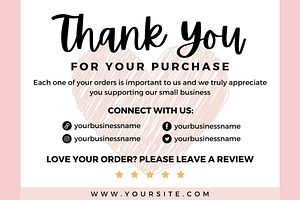 Business Thank You Card Canva 4