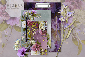 Whisper Floral Art Collection