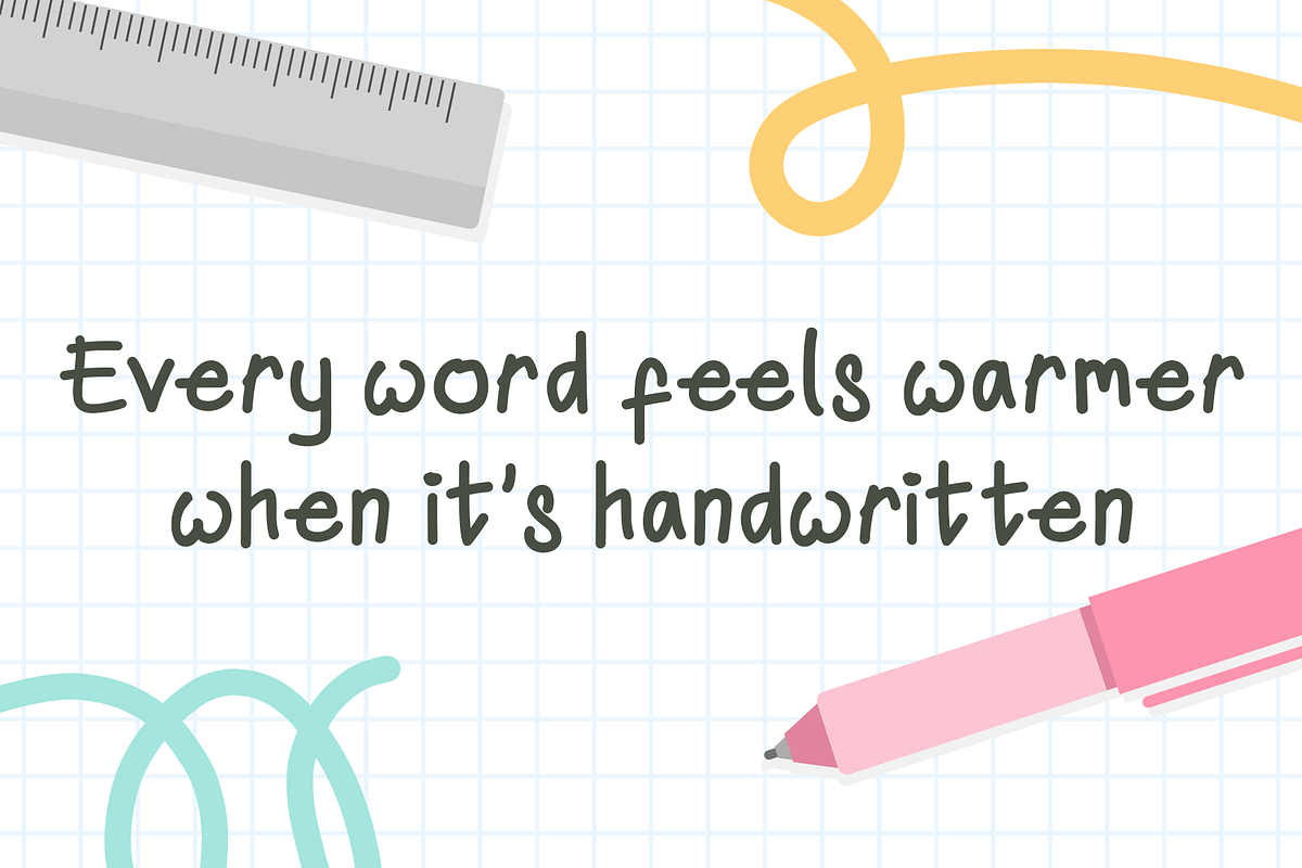 Sketzy – Handwriting Casual Font, a Handwritten Font by Huge Dream Studio (Photo 2 of 8)