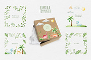 Cute dinosaurs|watercolor collection, an Animal Illustration by Navenzeles (Thumbnail 7 of 12)