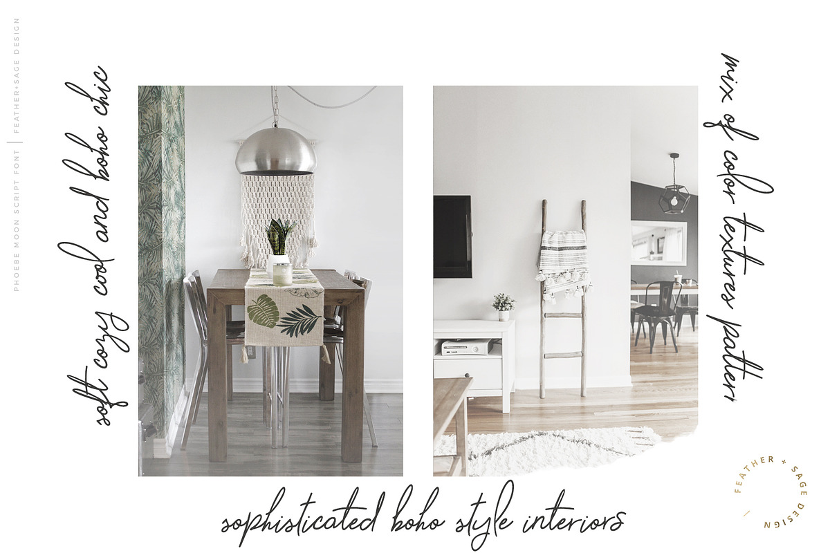 Phoebe Moon Font | Fresh Organic, a Script Font by Feather & Sage Design (Photo 15 of 24)