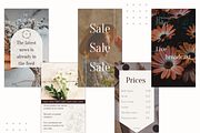 50 Canva templates (stories & feed), a Social Media Template by KaluginaWEB (Thumbnail 10 of 13)