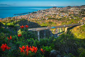 Funchal city view from the hill, an Architecture Photo by Alpine Dreams