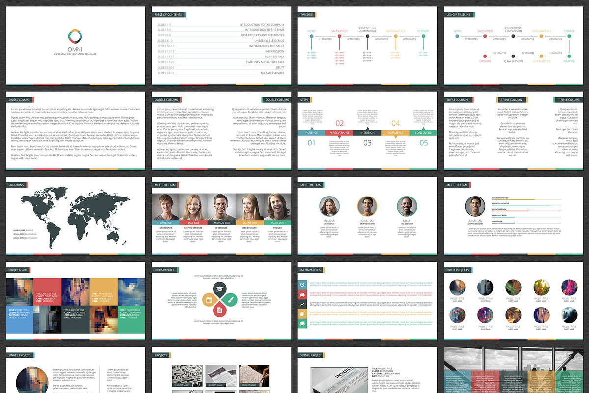 Omni - Creative Presentation, a Presentation Template by Tugcu Design Co. (Photo 2 of 5)