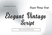 Elegant vintage script, a Script Font by Wow Magic (Thumbnail 1 of 3)