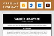 Software Developer Resume Template, a Resume Template by ResumeInventor (Thumbnail 1 of 9)